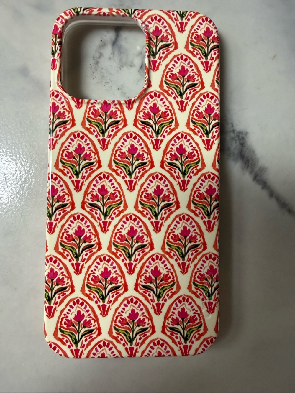 Floral Pink & Cream Decorative Phone Case - Brand Unknown